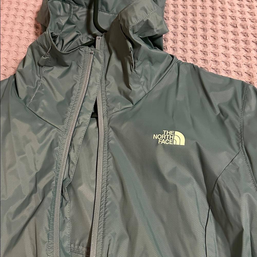 The North Face Teal Windbreaker Jacket - Picture 2 of 4